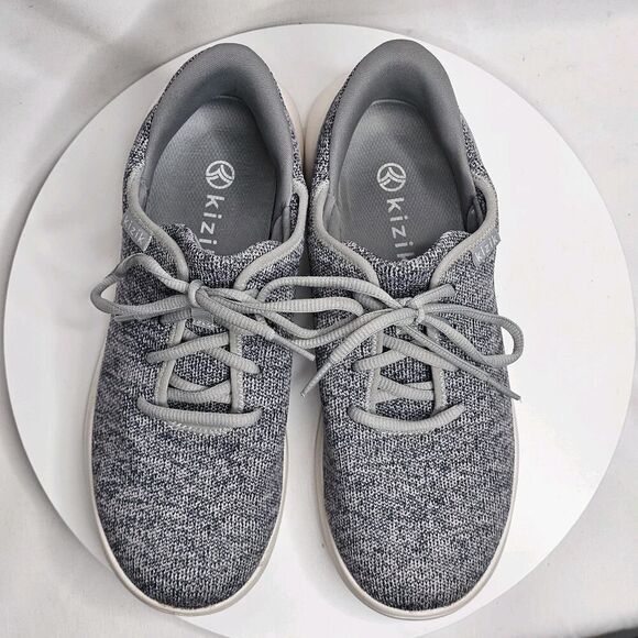 Kizik Madrid Eco Knit Women Size 8.5W Heather Gray Athletic Slip On Casual Shoes - Picture 6 of 8